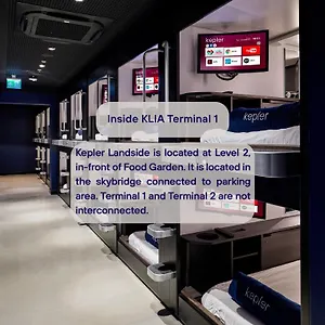 Kepler Club Kuala Lumpur Airport - Klia T1 Landside, Public Area Hôtel capsule